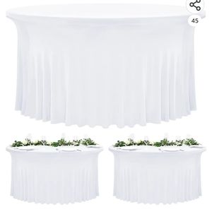 2 pack spandex table skirts